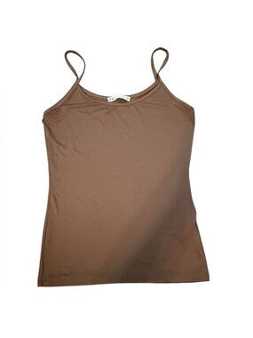 Zara Brown Spaghetti Strap Tank Small